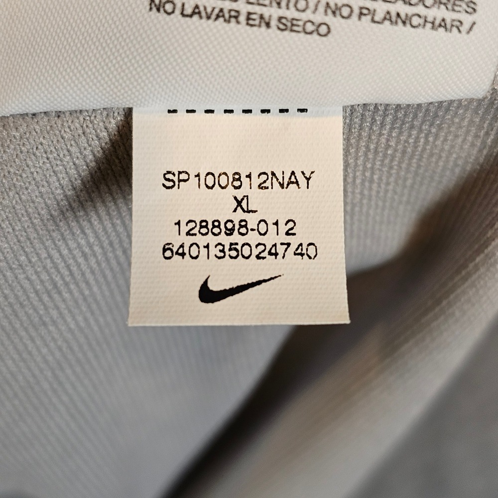 Nike Golf Mens Gray Brickyard 400 2010 Dri-FIT‎ Polo Shirt XL 128898-012 - Picture 8 of 9